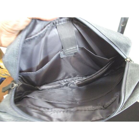 EUC!! Ekphero Small Gray Nylon 10" Padded Tablet Laptop Crossbody Travel Bag - Picture 10 of 12